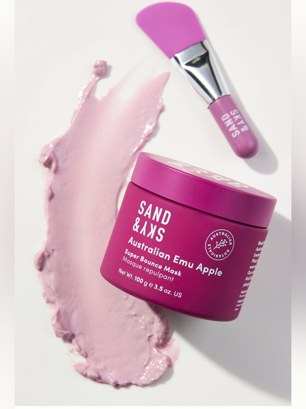 Sand & Sky Australian Emu Apple Super Bounce Face Mask